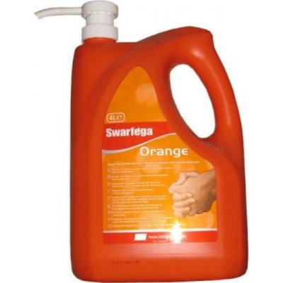 Swarfega Orange abrazivní tekuté mýdlo s pumpou 4 l