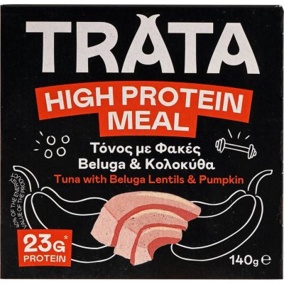 Trata High Protein Meal Tuňák s černou čočkou a dýní 140 g – Zboží Dáma