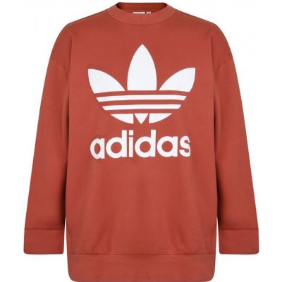 adidas Originals Trefoil Sweatshirt Oranžová – Zboží Mobilmania