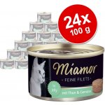 Finnern Miamor Feine Filety jelly světlý tuňák & rýže jelly 24 x 100 g – Hledejceny.cz