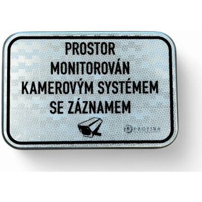 PROFIBA Značka na sloupek "Prostor monitorován kamerovým systémem se záznamem " – Zbozi.Blesk.cz