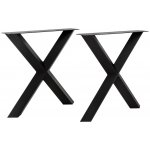 CITYLINE Stolová noha Bergen, 130 × 780 × 724 mm, černá, 2 ks 50101.0691.03010 – Zboží Mobilmania