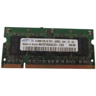 Samsung DDR2 512MB 533MHz CL4 M470T6554CZ3-CD5 – Zboží Živě