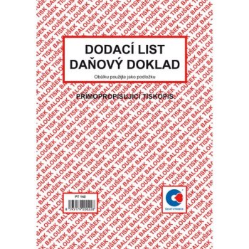 Baloušek Tisk PT140 Dodací list, daňový doklad A5