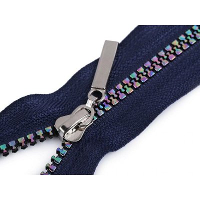 Duhový kostěný zip šíře 5 mm délka 60 cm 330 modrá tmavá – Hledejceny.cz