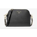 Michael Kors dámská kožená kabelka crossbody Jet Set Medium Dome černá – Hledejceny.cz