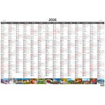 nástěnný Plánovací roční mapa A1 obrázková 2026 – Zboží Dáma