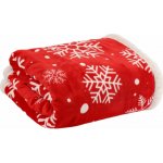 Ruhhy 26611 Deka s vánočním motivem červená 130x170 – Zboží Mobilmania
