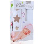 T-TOMI BIO Bambusová osuška beige stars / béžové hvězdičky – Zboží Dáma