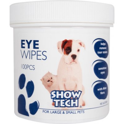 Show Tech Vlhčené ubrousky na oči s Aloe vera 100 ks – Hledejceny.cz