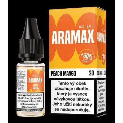 Aramax Salt Peach Mango 10 ml 20 mg – Zboží Dáma