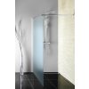 Pevné stěny do sprchových koutů Aqualine WALK-IN zástěna jednodílná k instalaci na zeď, 800x1900 mm, sklo Brick WI080