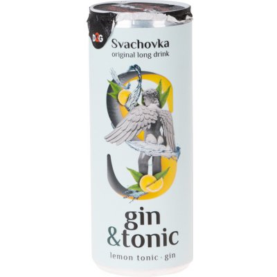 Svachovka Gin & Tonic 7,2% 0,25 l (plech)