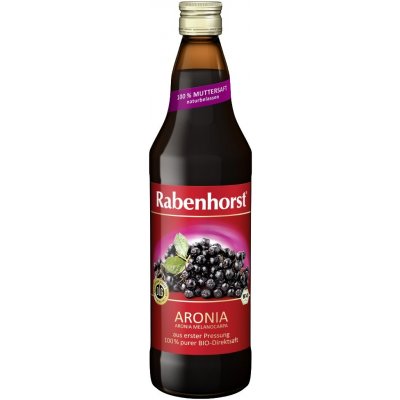 Rabenhorst BIO Aróniová šťáva 100% 0,75 l – Hledejceny.cz