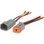 Profesionální vodotěsný konektor DT samice+samec, 4-pólový, 1ks – Zboží Živě