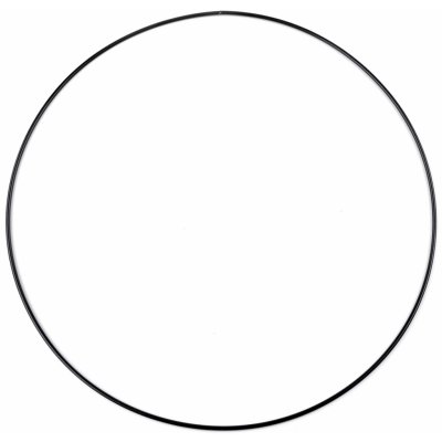 Kovový kruh na lapač snů Ø30 cm Černý – Zboží Mobilmania