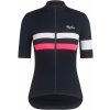 Cyklistický dres Rapha Women's Brevet Dark Navy/High-Vis Pink/White