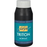 Akrylová barva TRITON SOLO GOYA 750 ml černá – Sleviste.cz