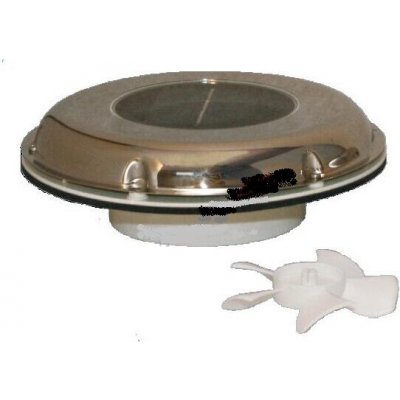 ALLROUNDMARIN Solární ventilátor s nabíjecí baterií – Hledejceny.cz