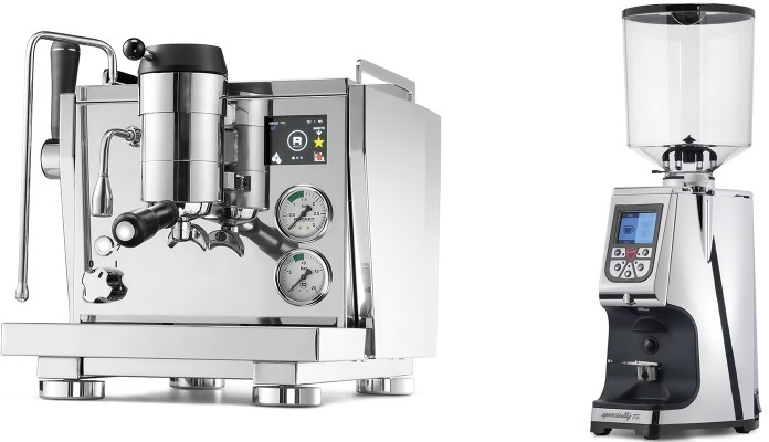 Set Rocket Espresso R NINE ONE + Eureka Atom Specialty