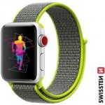 SWISSTEN NYLON BAND FOR APPLE WATCH 42 / 44 / 45 / 49 mm SHINY GREEN 46000711 – Sleviste.cz