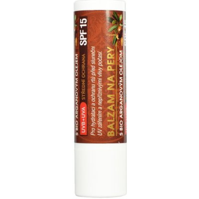 Vivaco Body Tip Balzám na rty s bio arganovým olejem SPF 15 4,2 g – Sleviste.cz