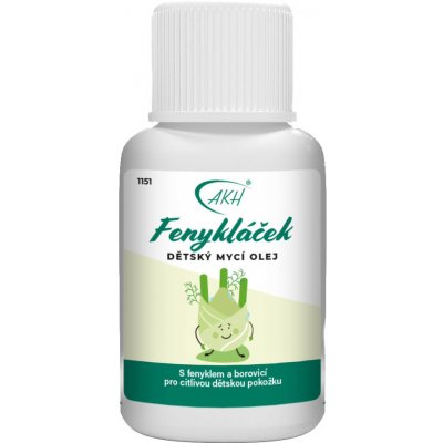 AKH Dětský mycí olej FENYKLÁČEK s uklidňujícím účinkem 100 ml – Zboží Dáma
