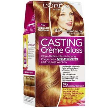 L'Oréal Casting Creme Gloss 834 měděná zlatá blond 48 ml
