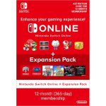 Nintendo Switch Online Individual + Expansion Pack členství 365 dní – Zboží Dáma