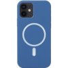Pouzdro a kryt na mobilní telefon Apple Pouzdro AppleKing silikonové s MagSafe iPhone 12 mini - modré