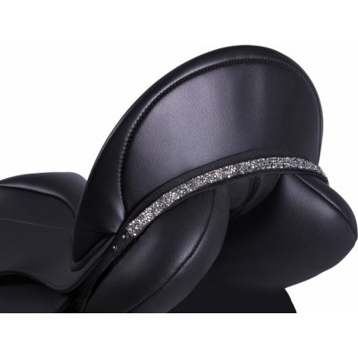 QHP Ozdoba na sedlo Lupine černá /silver PONY – Zboží Dáma