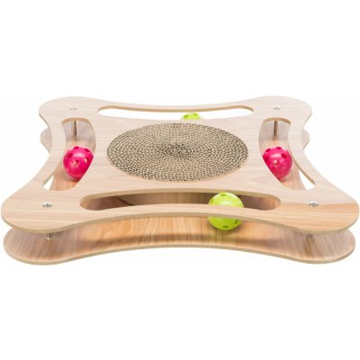 Trixie Cat Dřevený čtverec s hračkami 35x4x35cm – Hledejceny.cz