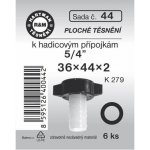 HARTMAN těsnění pryžové k hadicovým spojkám 5/4" 36*44*2mm, sada č. 44 – Zboží Dáma