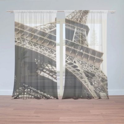 Záclony Eiffel Tower 6: 2 ks - 150x250 cm - Sablio – Hledejceny.cz