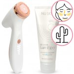 Nuskin ageLOC LumiSpa iO Rose Gold pro číštění pleti + čistící gel pro suchou pleť 100 ml dárková sada – Zboží Dáma