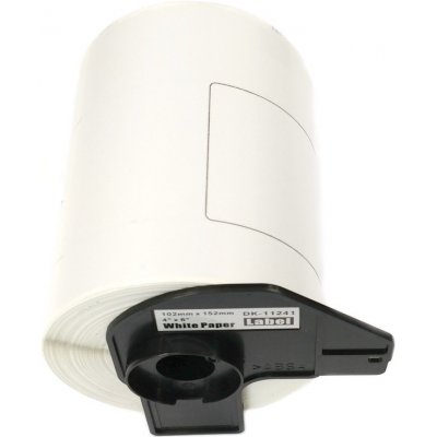 Etikety / štítky pro tiskárny BROTHER QL - typ DK-11241 - kompatibilní - 102 mm x 152 mm - 200 kusů, bílá (velké poštovní štítky) – Zboží Živě