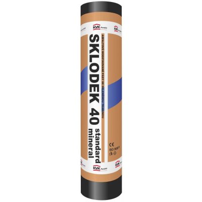 Asfaltový pás hydroizolační SKLODEK 40 STANDARD MINERAL (7,5 m2/role) – HobbyKompas.cz