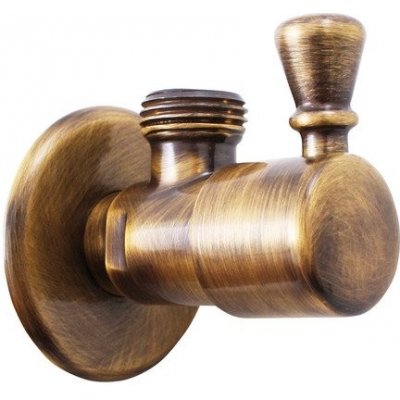Sapho Rohový ventil, 1/2"x 1/2", bronz ROTO6 – Sleviste.cz