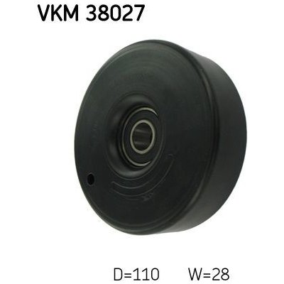 Vratna/vodici kladka, klinovy zebrovy remen SKF VKM 38027 – Zboží Mobilmania