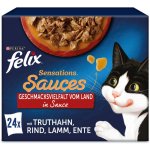 Felix Sensations Saucen výběr z venkova 24 x 85 g – Sleviste.cz
