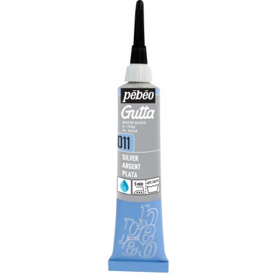 Pébéo Kontura na hedvábí Gutta 20 ml 011 Silver – Sleviste.cz