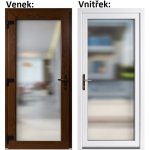 Soft Vchodové WDS 3/3 sklo Krizet Zlatý dub-Bílá levé otevírání VEN 100 x 210 cm – Hledejceny.cz