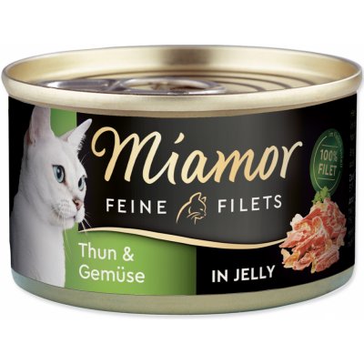 Miamor Feine Filets jelly tuňák & zelenina 6 x 100 g – Hledejceny.cz