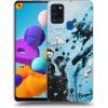 Pouzdro a kryt na mobilní telefon Samsung Pouzdro Picasee silikonové Samsung Galaxy A21s - Organic blue čiré