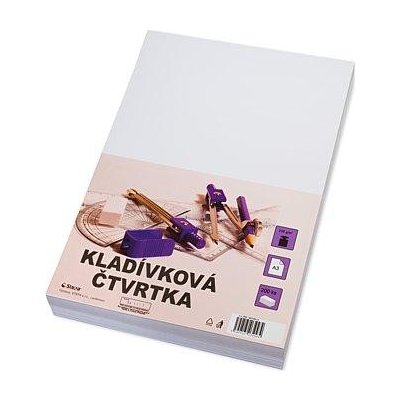 Čtvrtka kladívková bílá A3 250 g/m2 200 ks – Zboží Dáma