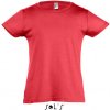 Dětské tričko dívčí tričko Cherry 25.1981 Red