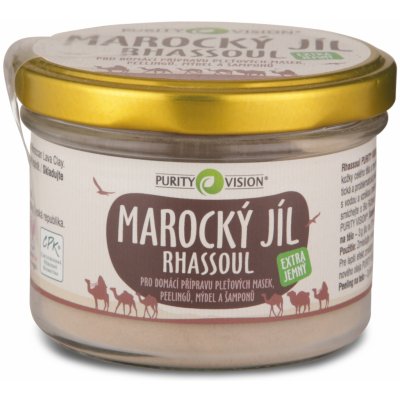 Purity Vision Rhassoul marocký jíl 200 g – Zboží Mobilmania