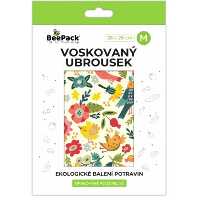 Voskovaný ubrousek Beepack - ZAHRADA Velikost: M (střední 28x28 cm) – Zbozi.Blesk.cz