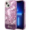 Pouzdro a kryt na mobilní telefon Apple Guess Porcelain Collection pro iPhone 14 Plus fuchsiové