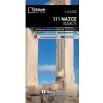 Naxos 1:40.000 turistická mapa – Zboží Dáma